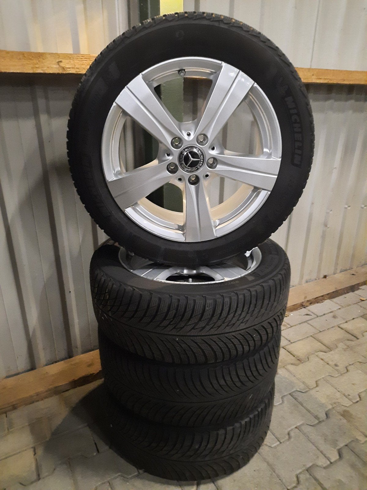 ZGAN 17 inch velgen BREDSET Mercedes C-Klasse C206 S206 W206, Auto-onderdelen, Gebruikt, Banden en Velgen, 17 inch, Personenwagen