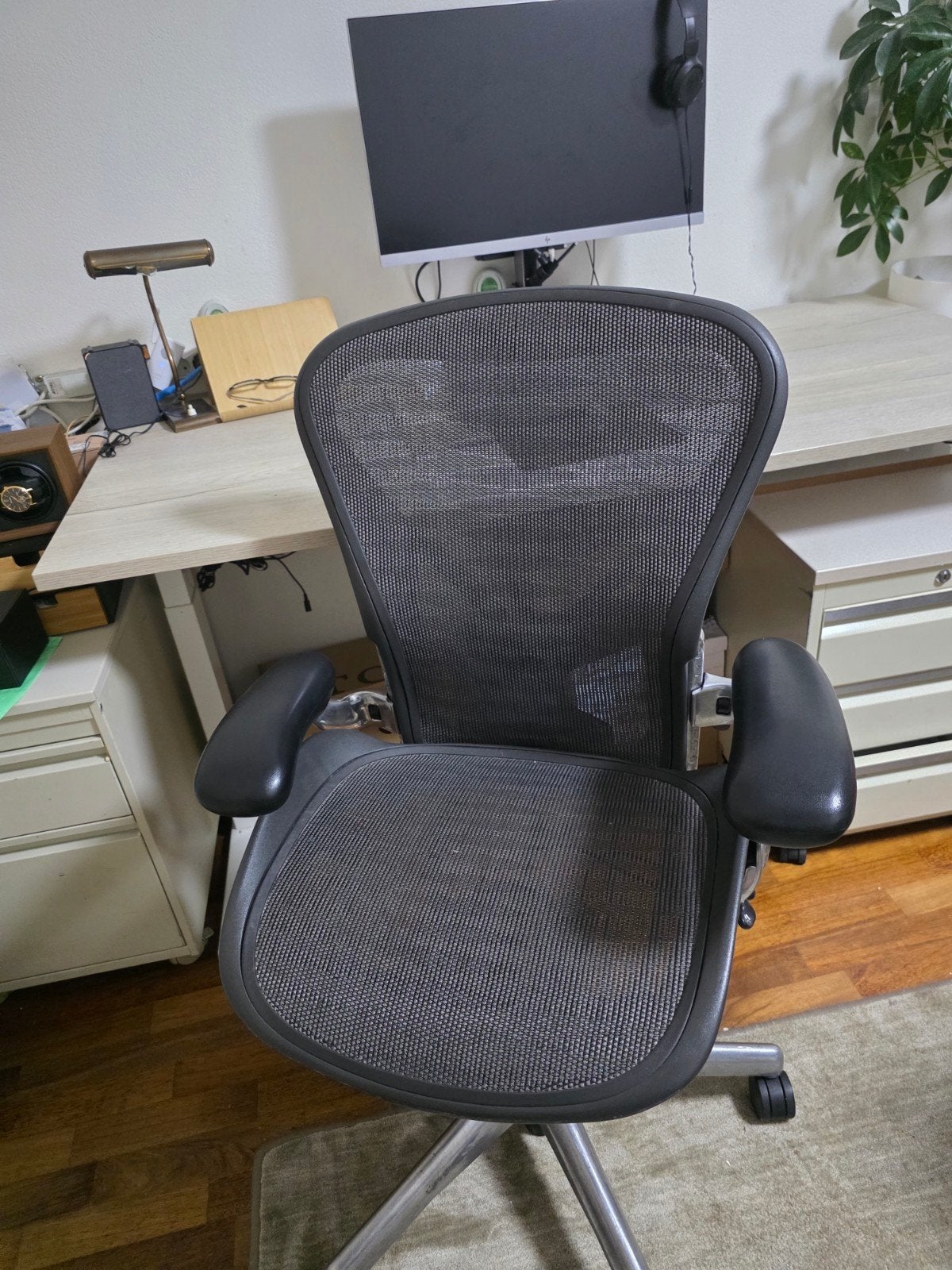 Ergonomische Bureaustoel - Zo goed als nieuw, Ophalen, Zo goed als nieuw, Grijs, Bureaustoel