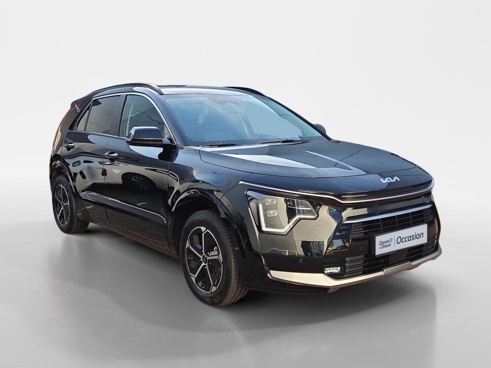 Kia Niro 1.6i PHEV DynamicPlusLine | Head up Display | stoel, Auto's, 12 maanden, Gebruikt, Euro 6, Zwart
