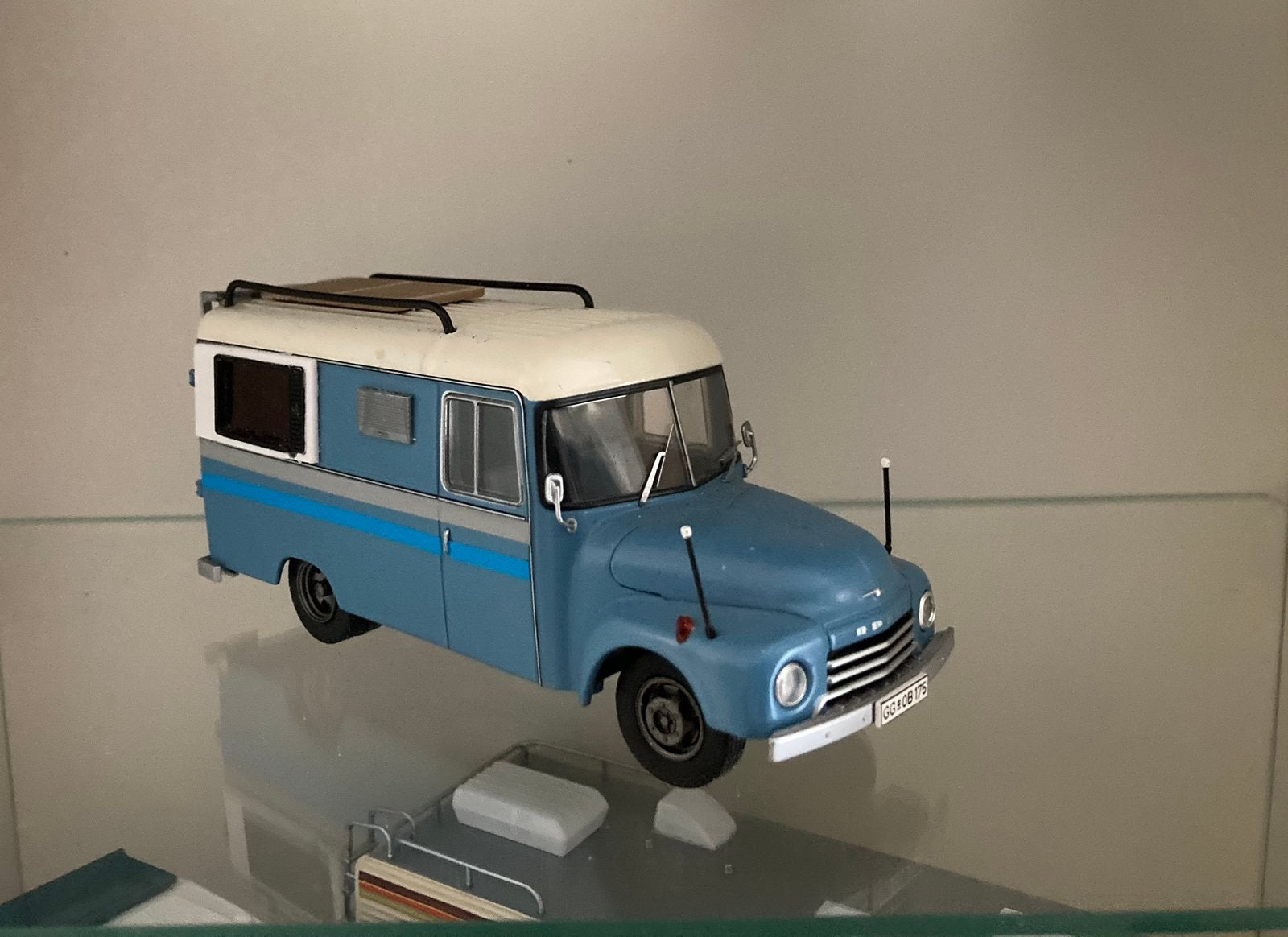 Opel Blitz oldtimer miniatuur camper, Ophalen of Verzenden, Gebruikt, Overige typen, Overige merken