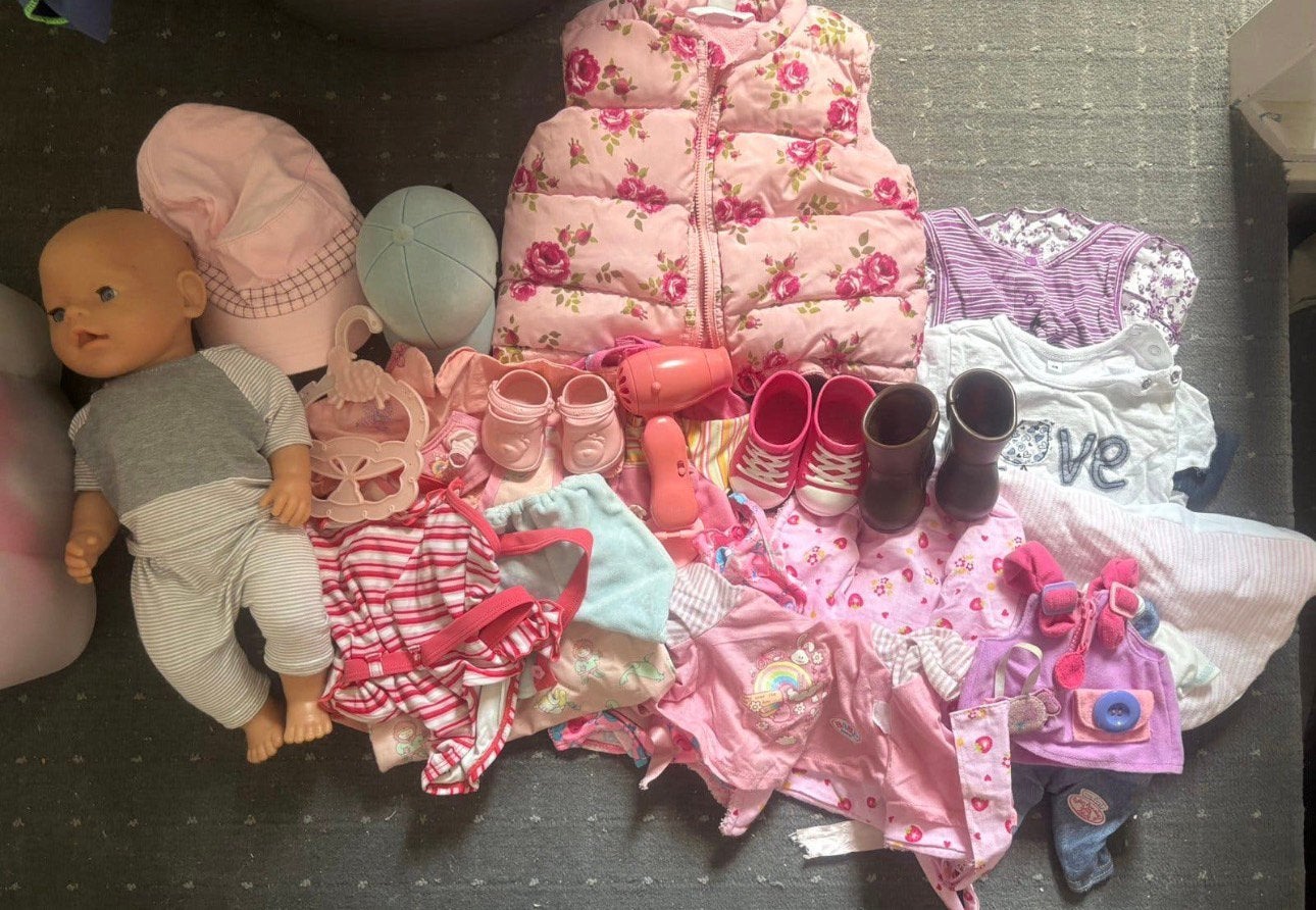 Poppenkleertjes - poppen - baby born, Ophalen, Gebruikt, Babypop