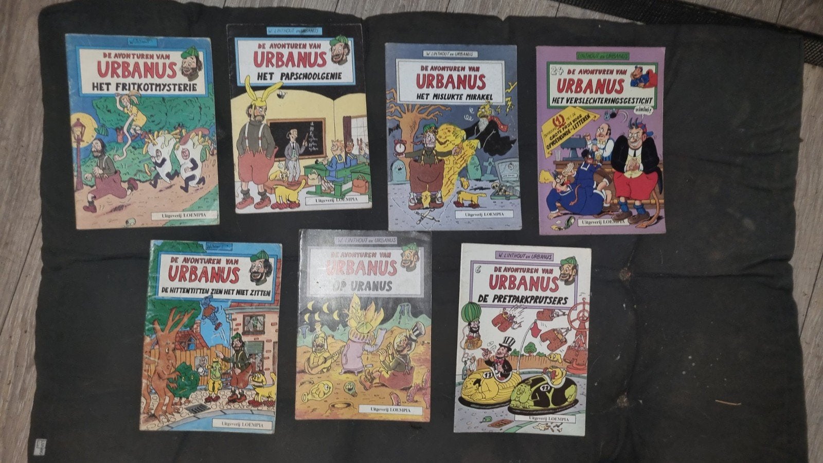 7 x Urbanus stripboeken - 7 delen, Meerdere stripboeken, Ophalen of Verzenden, Gelezen, Urbanus