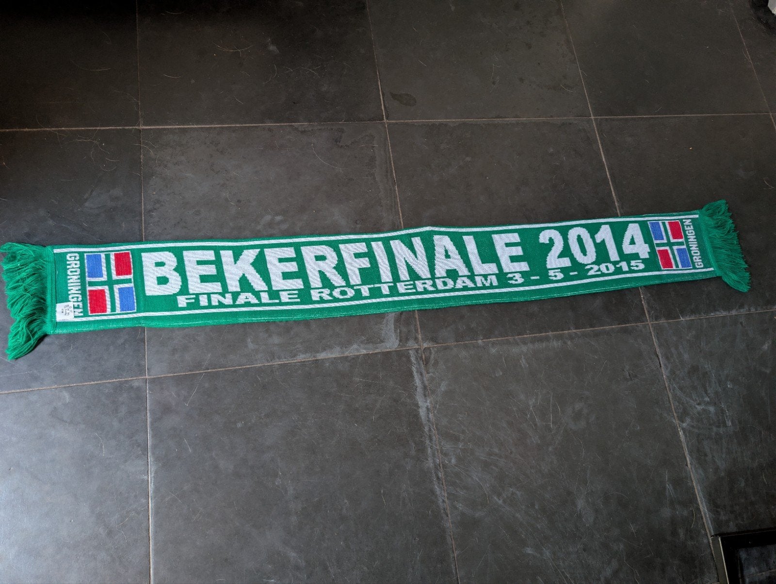 FC Groningen Bekersjaal 2014/2015 - Finale Rotterdam, Ophalen of Verzenden, Zo goed als nieuw, Clubaccessoires