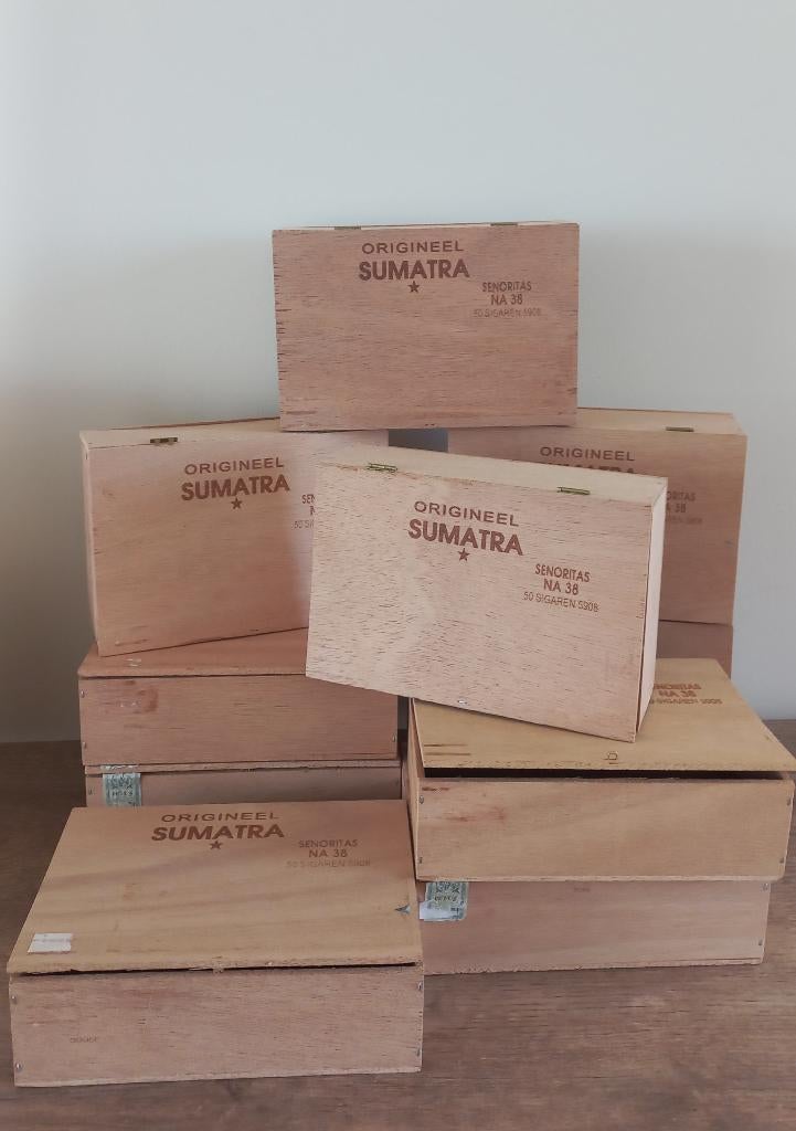 Sigarendoosjes 14 stuks - 3 soorten, Ophalen of Verzenden, Gebruikt, Overige typen