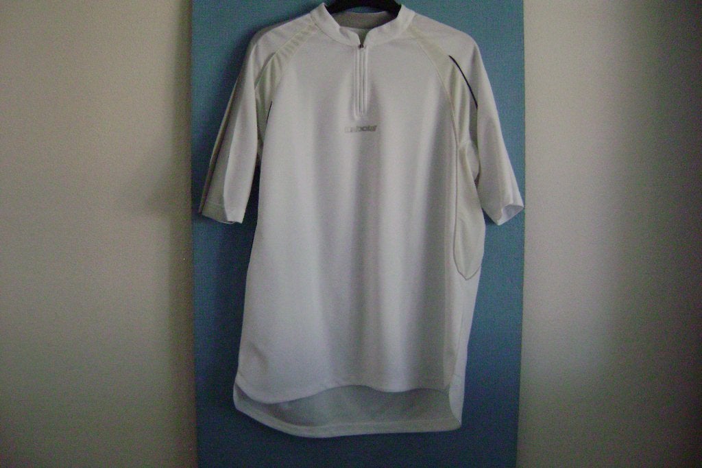 Babolat sportshirt maat L wit, zo goed als nieuw, Maat 52/54 (L), Wit, Zo goed als nieuw, Algemeen