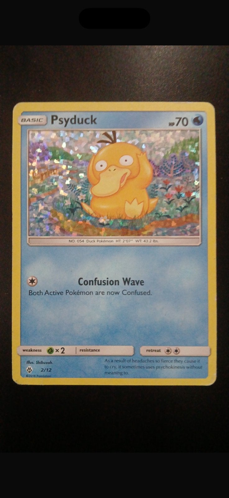 Pokemon kaart - Psyduck (Foil) - McDonalds Promo card, Ophalen of Verzenden, Gebruikt, Losse kaart, Foil