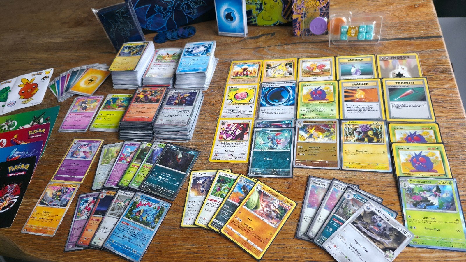 Grote Pokémon Kaarten Collectie met Accessoires, Hobby en Vrije tijd, Verzamelkaartspellen | Pokémon, Ophalen of Verzenden, Gebruikt