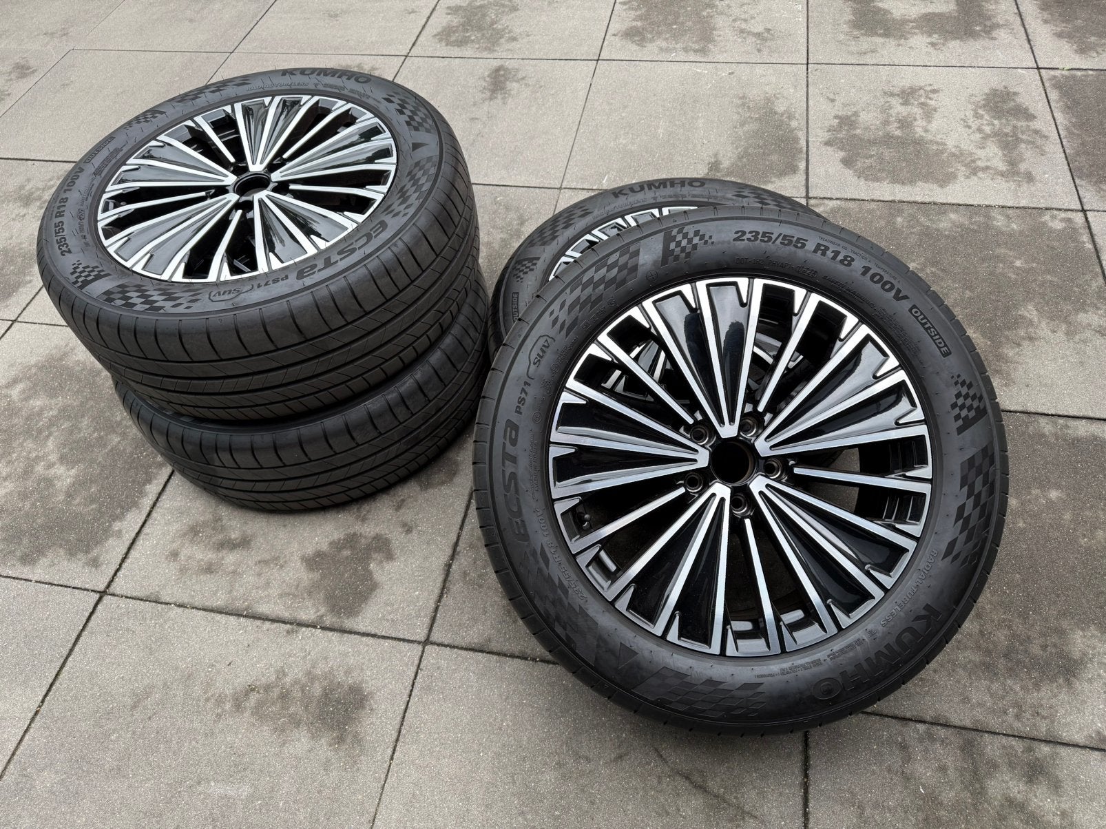 Volkswagen napoli velgen tayron tiguan, Ophalen, 18 inch, Velg(en), Nieuw