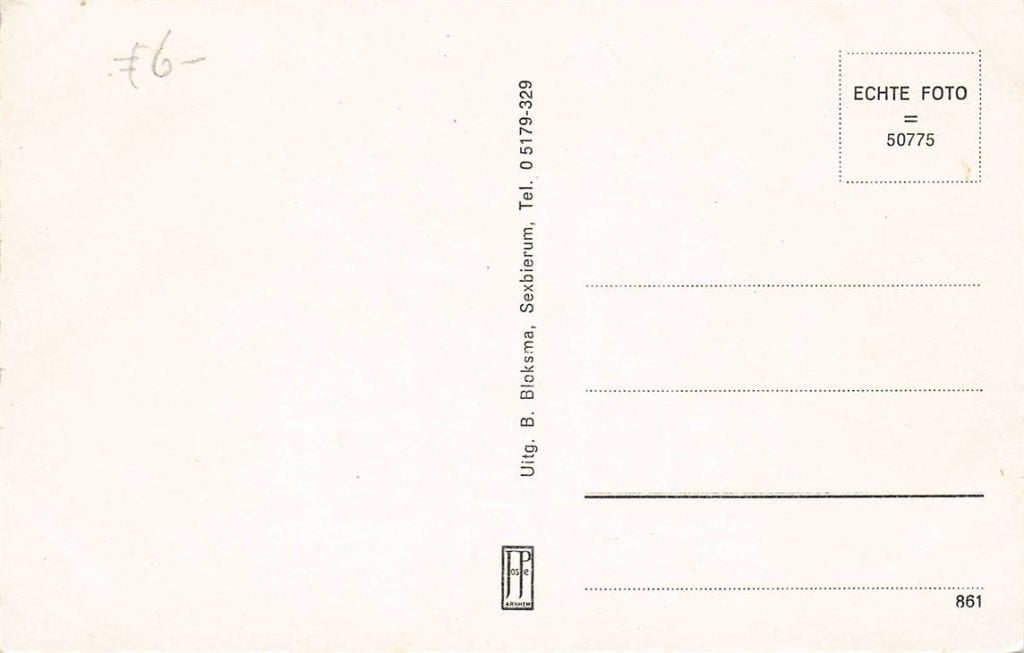 703-432-045 Sexbierum Gemeentehuis, Verzamelen, Ophalen of Verzenden, Voor 1920, Friesland