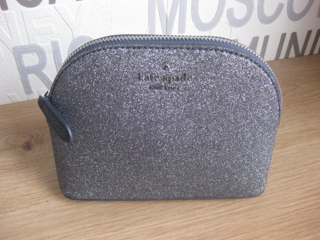 Nieuw Kate Spade make-up tasje - Zilver glitter, Nieuw, Toebehoren, Zilver, Verzenden