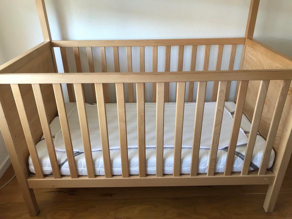Bopita huisbed 70x140 met matras en Aerosleep, 70 tot 85 cm, 140 tot 160 cm, Zo goed als nieuw, Ophalen