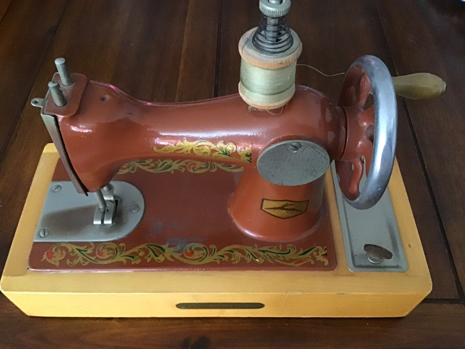 Brocante kinder naaimachientje, Ophalen of Verzenden