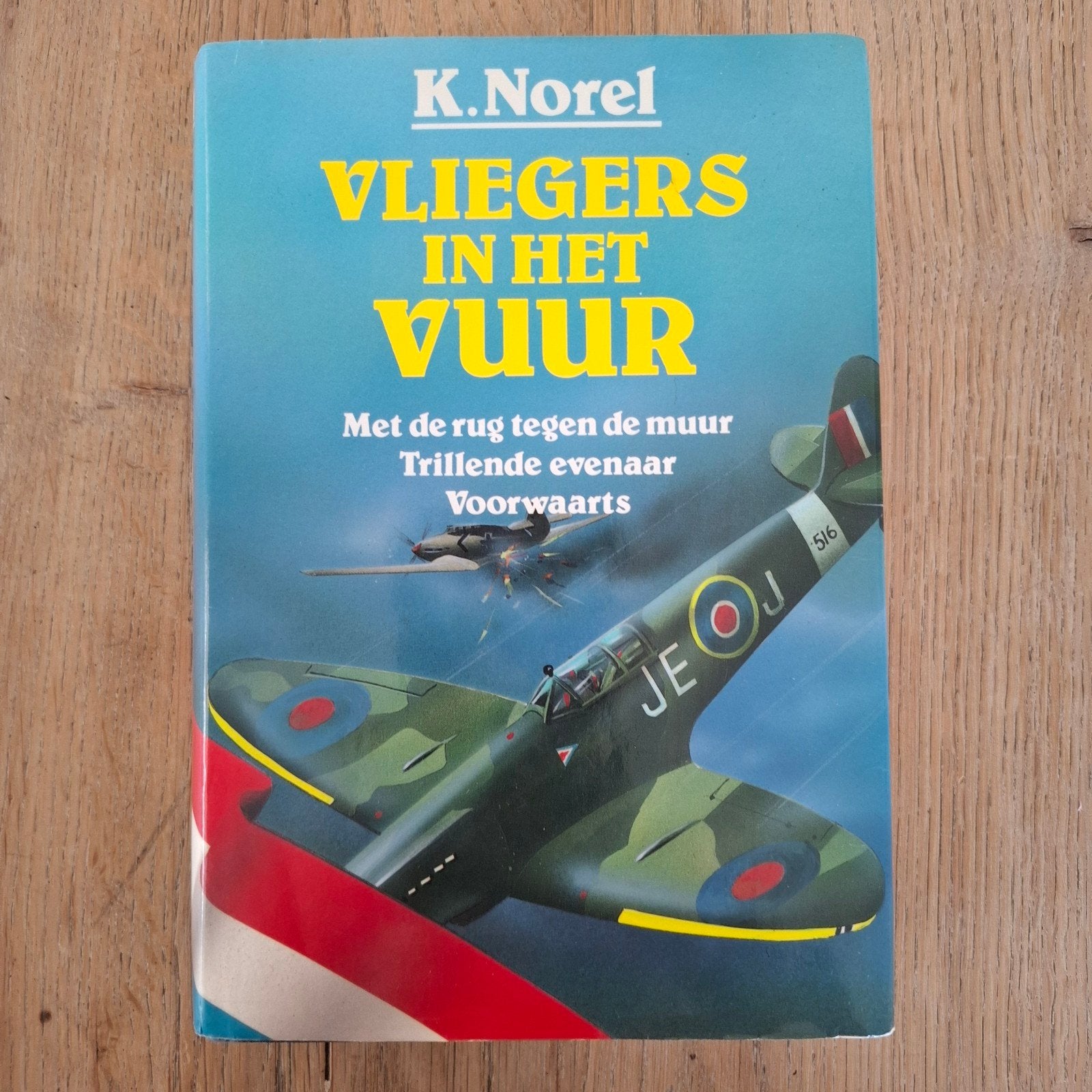 triologie vliegers in het vuur K.Norel, Ophalen of Verzenden, Tweede Wereldoorlog, Zo goed als nieuw