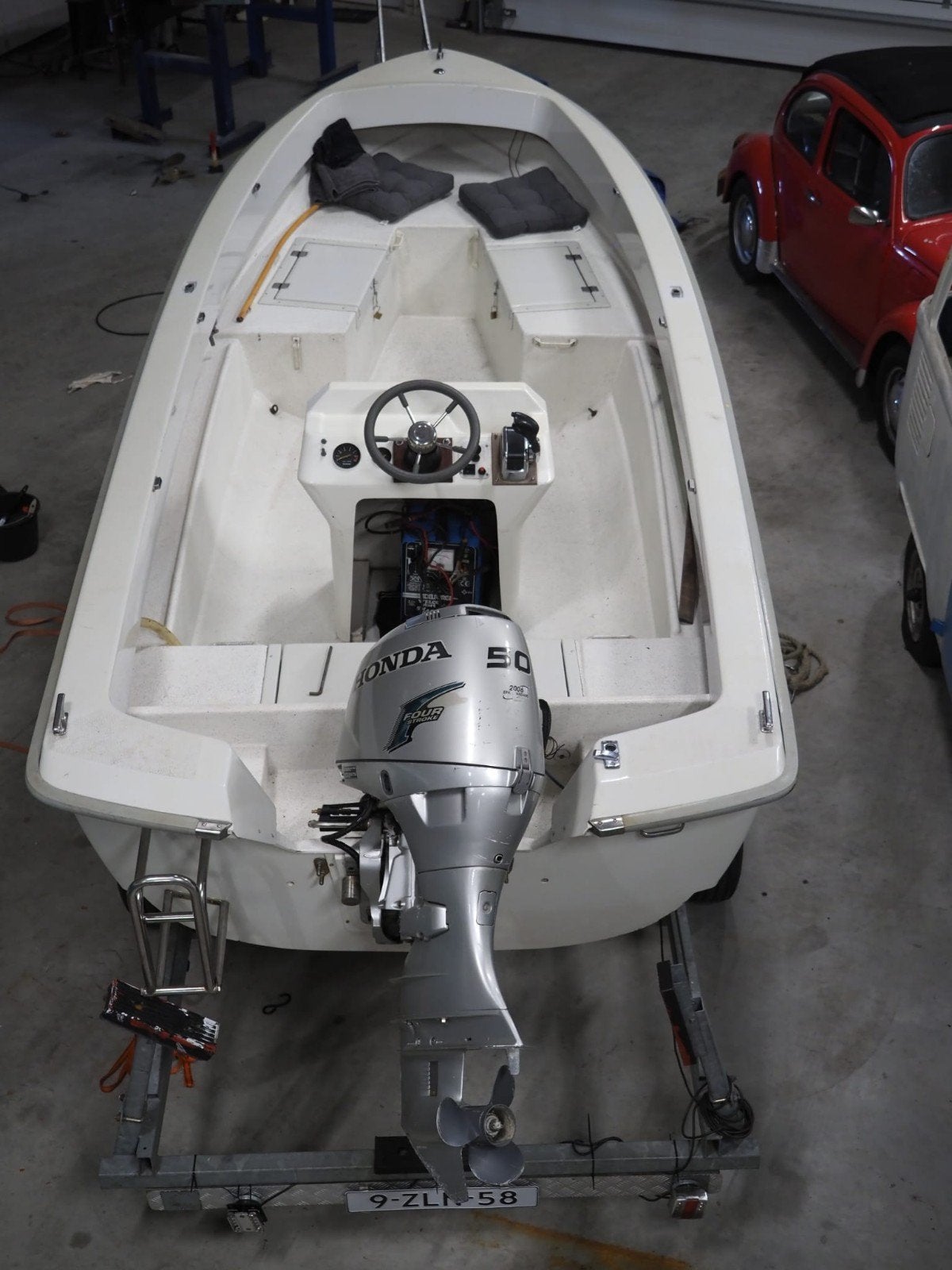 Crescent 550 Speedboot, Sloep, visboot, Ophalen
