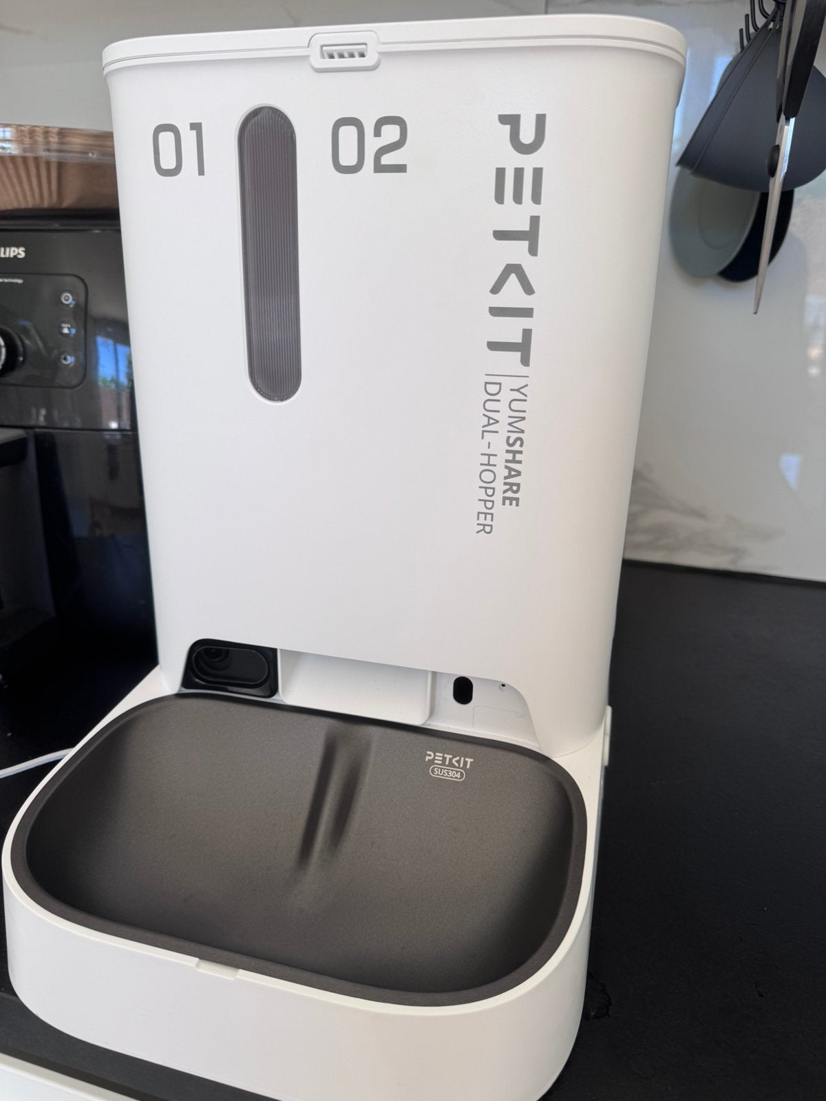 Petkit dual hopper automatische voerbak. Als nieuw, Dieren en Toebehoren, Ophalen, Zo goed als nieuw