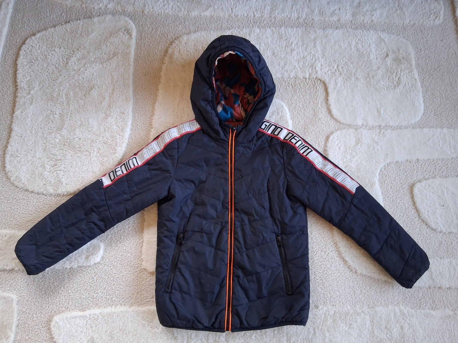Vingino, Reversible Tussenjas Jongens Maat 122/128, Gebruikt, Ophalen of Verzenden, Vingino, Jongen