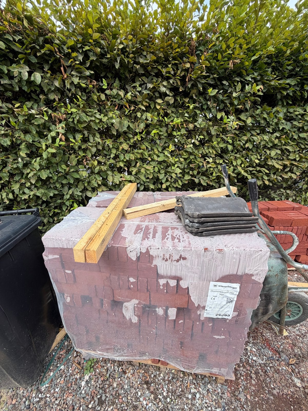 Wienerberger Dommelrood HV WF bakstenen (ruim 1100 stuks), Ophalen, Nieuw, Bakstenen