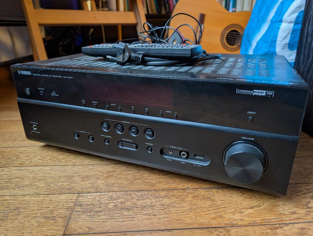 Yamaha RX-V475 AV receiver, Gebruikt, Yamaha, Ophalen of Verzenden, 120 watt of meer