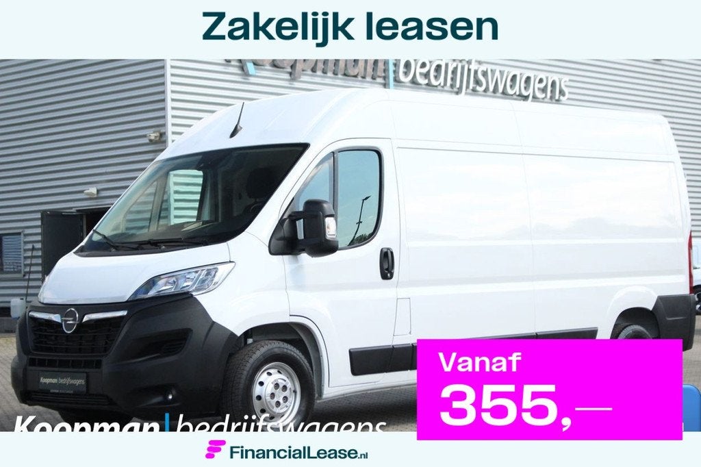 Opel Movano 2.2D 140pk L3H2 Edition | Camera | Cruise | Airc, Auto's, Bestelauto's, Bedrijf, Lease, Financial lease, ABS, Airconditioning