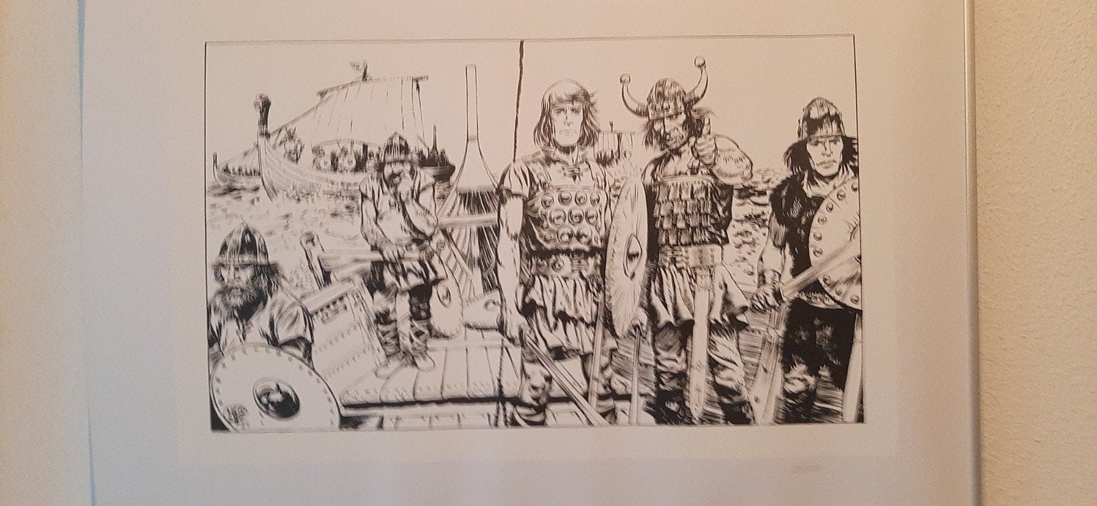 prent van de klassieke stripreeks Eric Noorman, Verzamelen, Ophalen, Gebruikt, 1980 tot heden, Foto