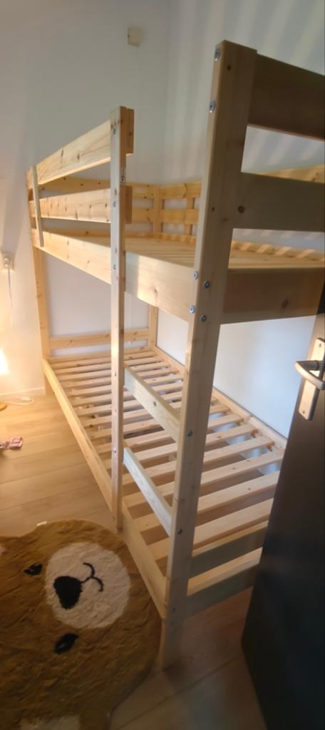 GRATIS STAPELBED IKEA MYDAL (Moet spoedig weg), Huis en Inrichting, 90 cm, Tweepersoons, Minder dan 160 cm, Ophalen of Verzenden