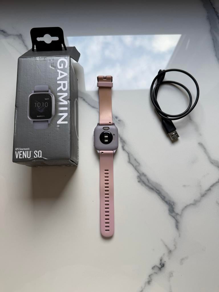 Garmin Venu SQ GPS Smartwatch, Afstand, IOS, Ophalen of Verzenden, Zo goed als nieuw