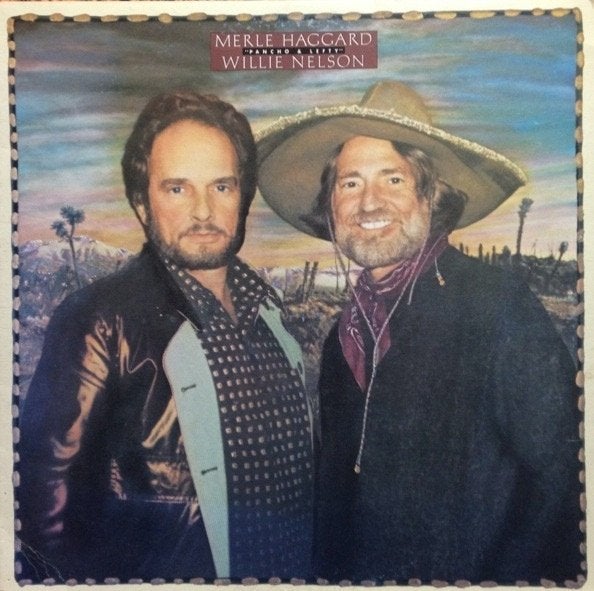 LP Merle Haggard and Willie Nelson - Poncho and Lefty, Ophalen, Gebruikt, 12 inch