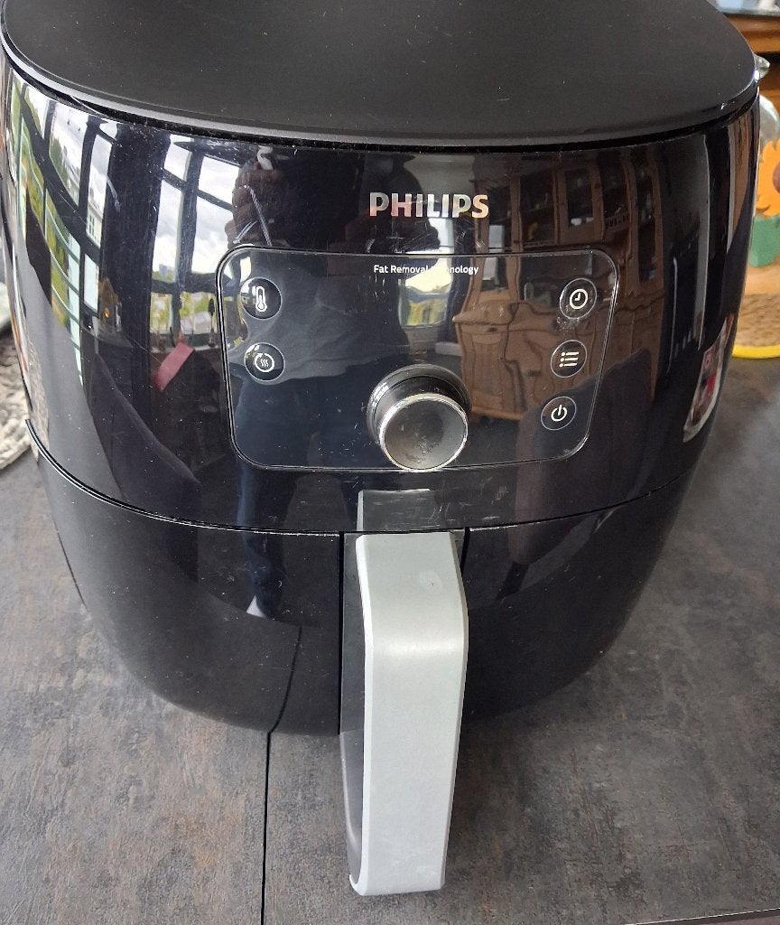 Philips Airfryer HD 9653/90, gebruikt maar ok., Ophalen of Verzenden, Gebruikt, Airfryer