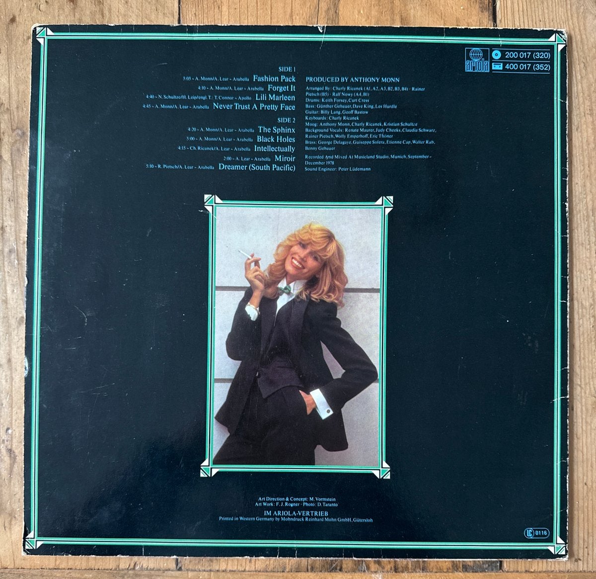 Amanda Lear - Never Trust A Pretty Face LP (1979), Cd's en Dvd's, LP, Gebruikt, Pop, Originele persing