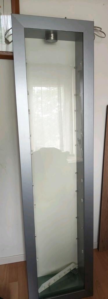 Glazen vitrinekast, Ophalen, Minder dan 25 cm, 150 tot 200 cm, Minder dan 50 cm