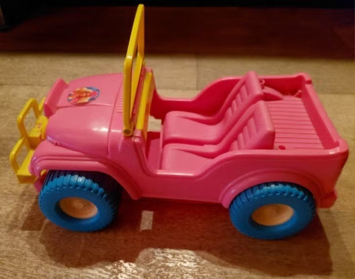Vintage barbie jeep Mattel, Verzenden, Zo goed als nieuw