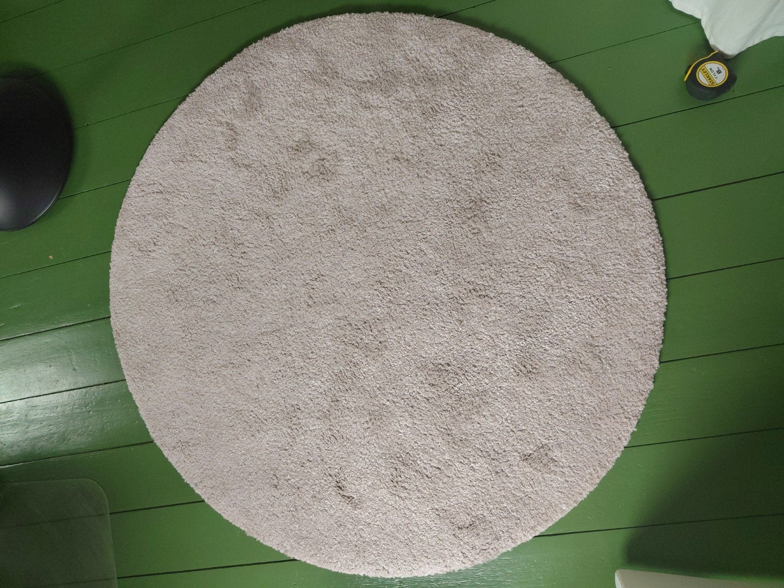 Ikea Stoense vloerkleed, Beige, Rond, Ophalen of Verzenden, Zo goed als nieuw
