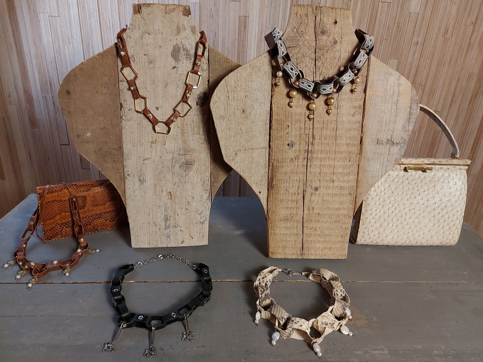 Leren sieraden, Ophalen of Verzenden, Overige materialen