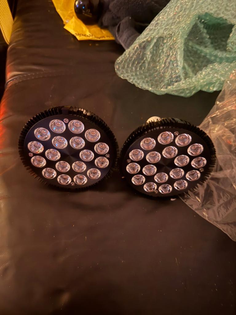 Aquarium lampen 2 stuks blauw licht voor zeewater geschikt, Ophalen of Verzenden, Zo goed als nieuw, Verlichting of Verwarming