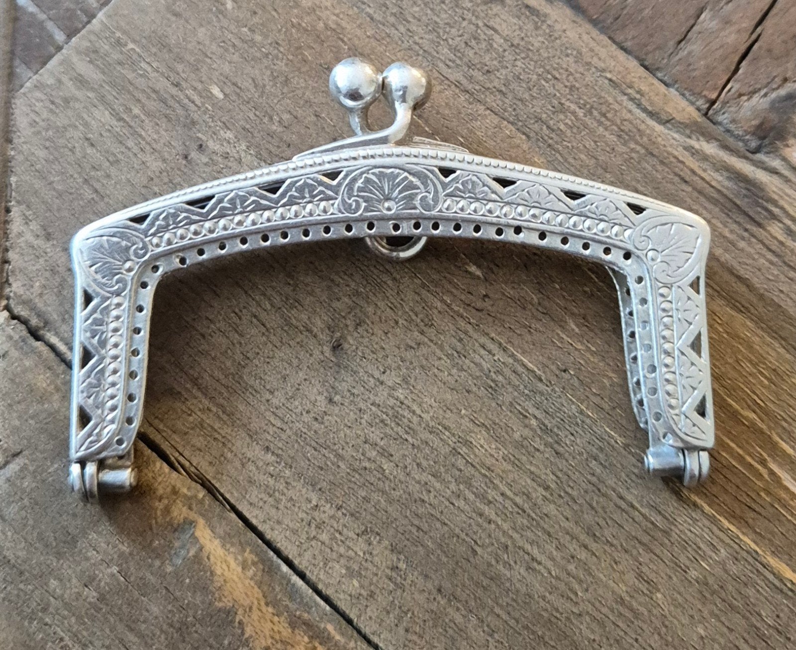 Zilveren portemonnee beugel, Ophalen of Verzenden, Zilver