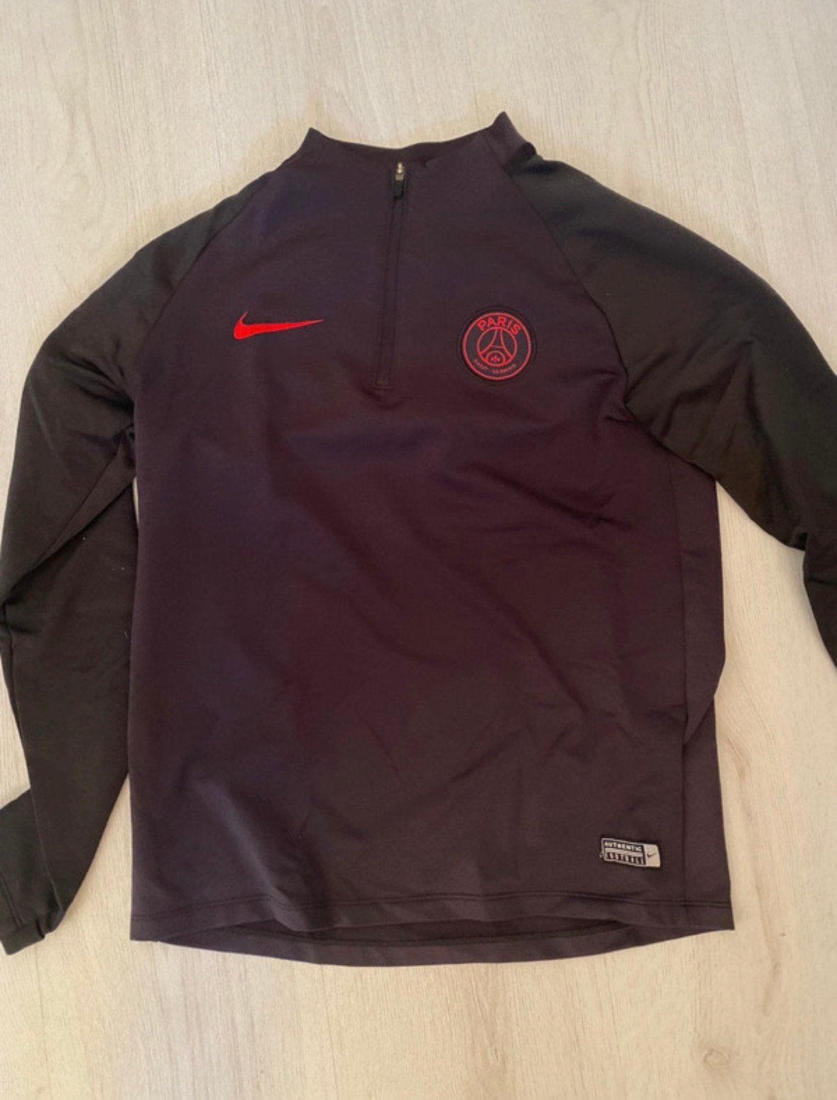 Nike PSG zipper, Verzenden, Gebruikt, Jongen of Meisje, Shirt of Longsleeve