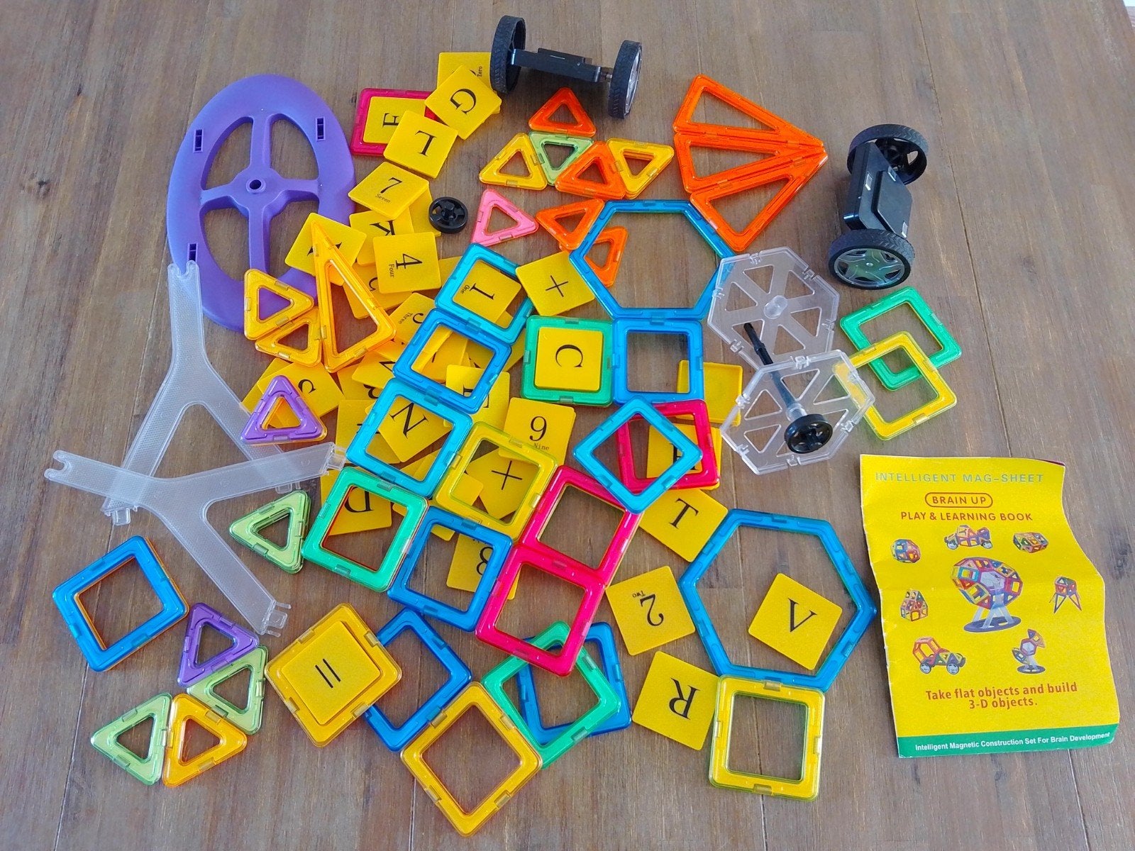 Magnetische bouwstenen (grote set), Kinderen en Baby's, Ophalen, Zo goed als nieuw, Bouwen