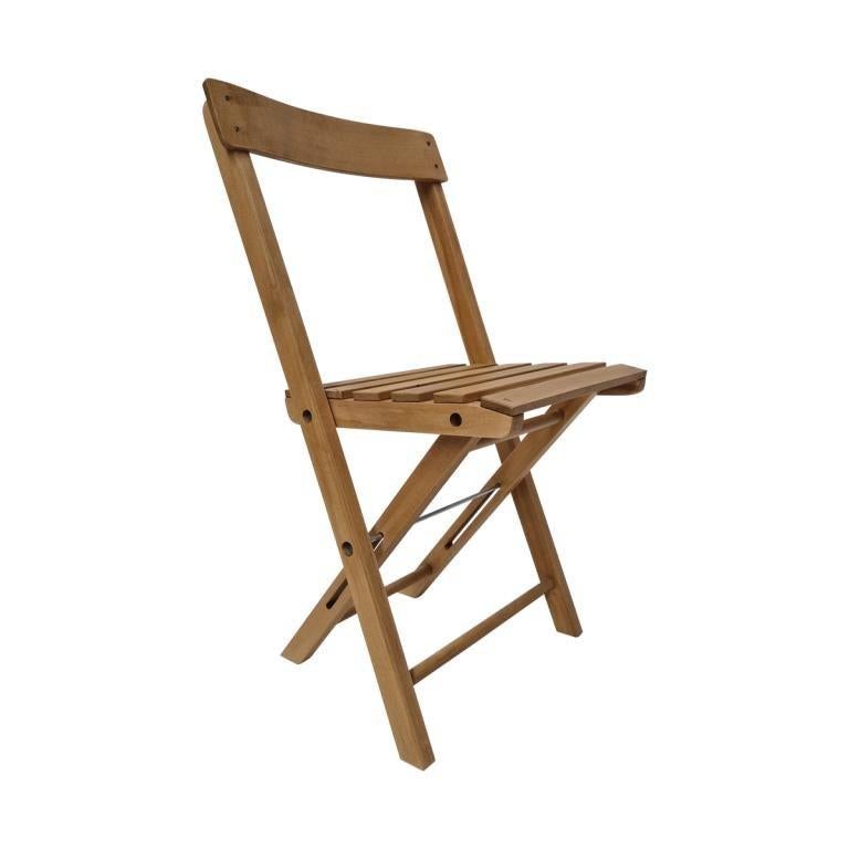 Vintage houten horeca klapstoelen, Parade klapstoel  781, Ophalen, Nieuw, Bruin, Vijf, Zes of meer stoelen