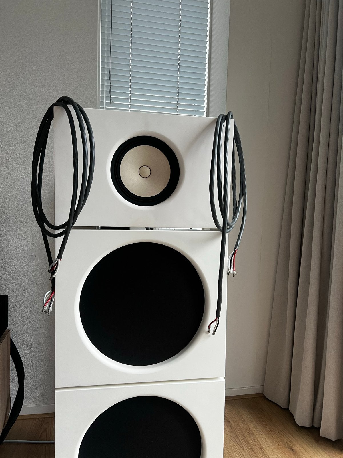Supra Rondo Luidsprekerkabels (2x 3 meter - 4x4mm2), Ophalen of Verzenden, Gebruikt, 2 tot 5 meter, Luidsprekerkabel