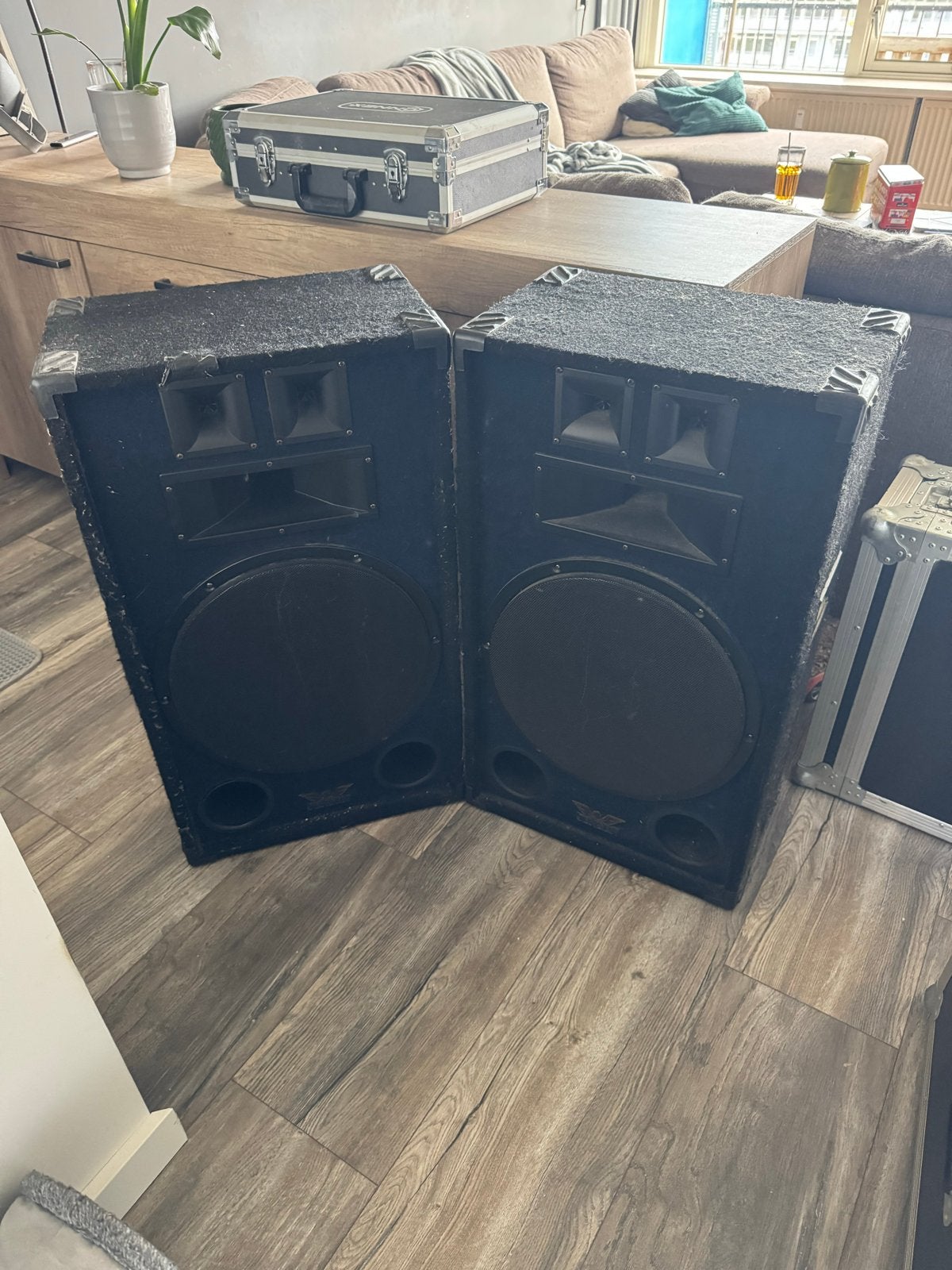 Jensen Power Station 1500 Speakerset - Krachtig Geluid, Gebruikt, Speakerset, Geschikt voor surround/home cinema, Ophalen