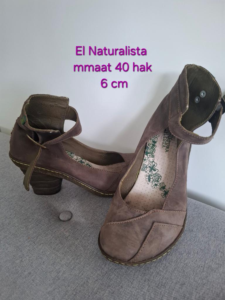 El Naturalista schoenen maat 40, hak 6 cm, Bruin, Schoenen met hoge hakken, Gedragen, El Naturalista