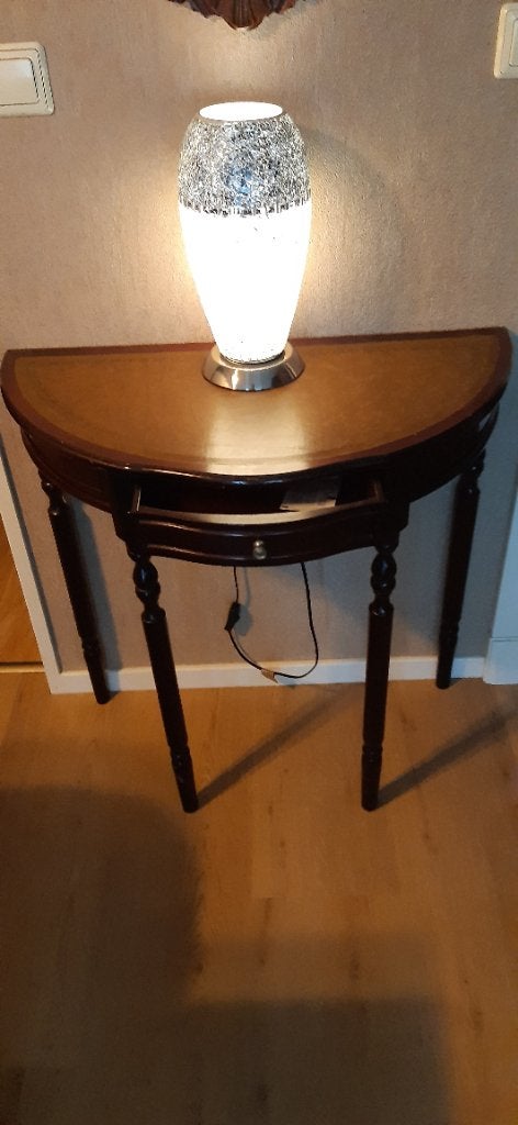 Tafeltje, Minder dan 55 cm, Rond, Zo goed als nieuw, Kersenhout