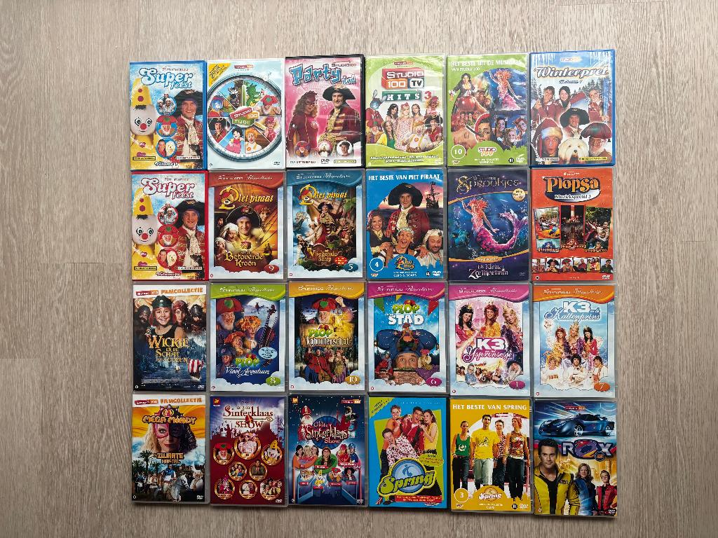 24x DVD van Studio 100, Cd's en Dvd's, Alle leeftijden, Ophalen of Verzenden, Gebruikt, Tv fictie