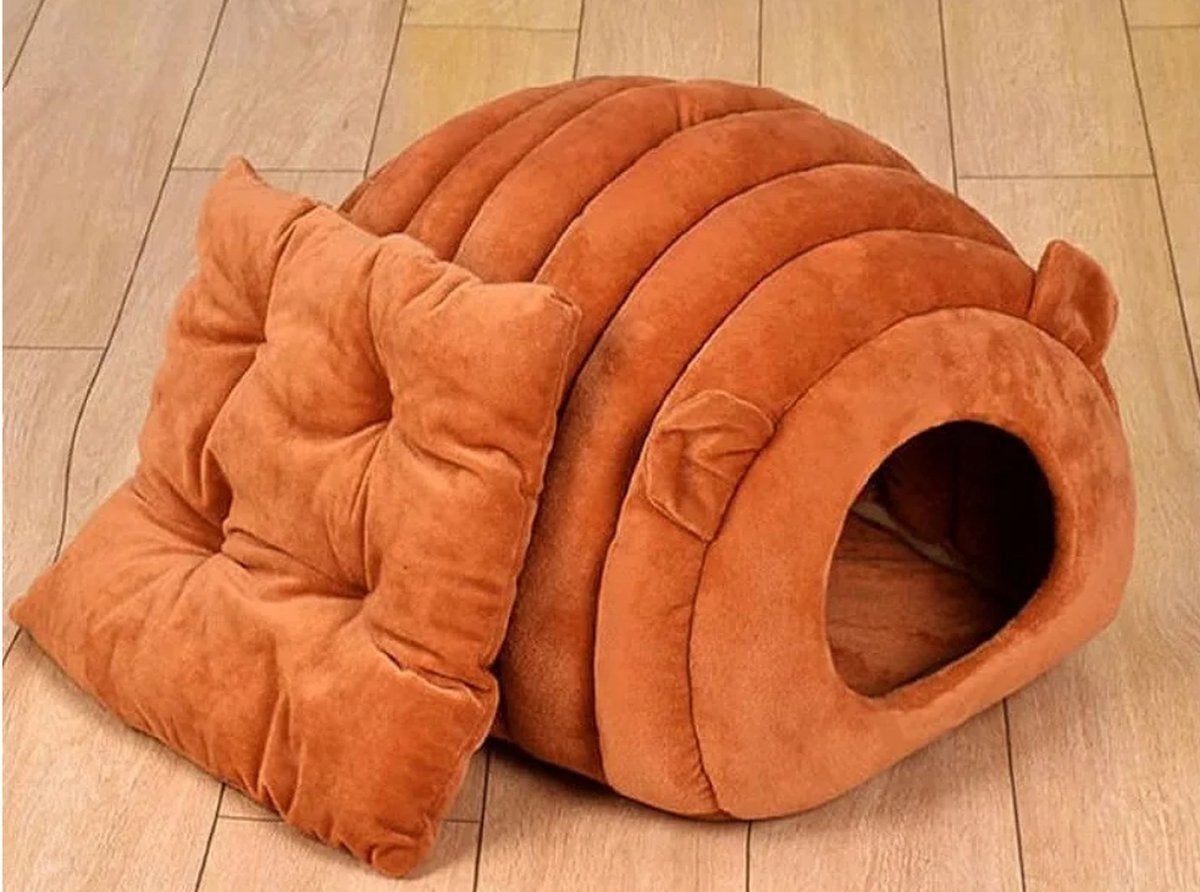 Knus kattenhuis met kussen, Ophalen of Verzenden, Gebruikt