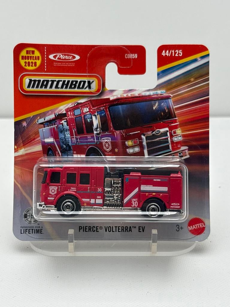 Matchbox Pierce Volterra EV Brandweerauto Nieuw 2020, Auto, Nieuw, Ophalen of Verzenden, Mattel