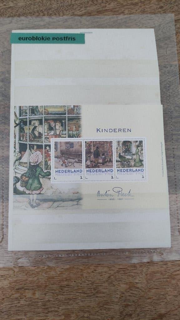 Anton Pieck Euroblokjes Postfris, Ophalen of Verzenden