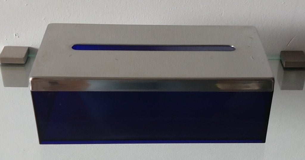 IKEA tissue houder SAGAN, volgnr 10, IKEA, Blauw, Overige typen, Ophalen of Verzenden