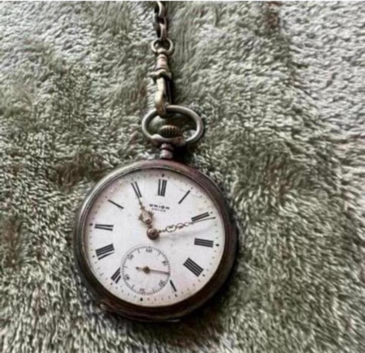 Antiek zakhorloge union ancre, Ophalen of Verzenden, Overige merken