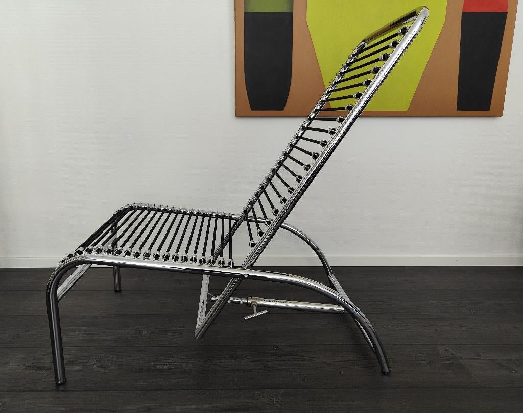 Lounge ligstoel René Herbst deckchair sandows cordchaise, Ophalen