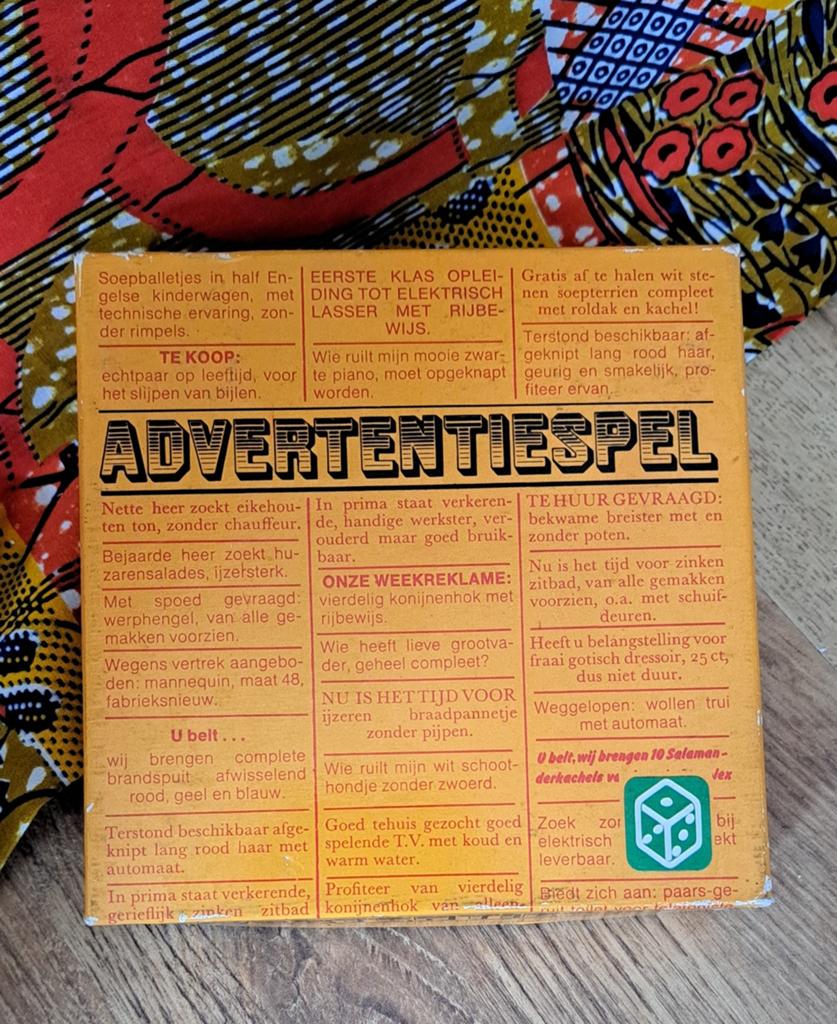 Vintage Advertentiespel Jumbo/HEMA - Gezelschapsspe, Ophalen of Verzenden